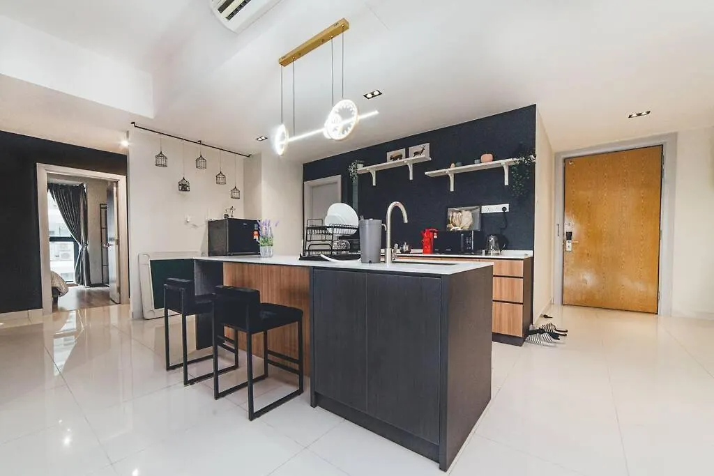 Wooden Sand Mosaicsouthkey 3Br W Bathtub Midvalley By Our Stay Johor Bahru Malaysia