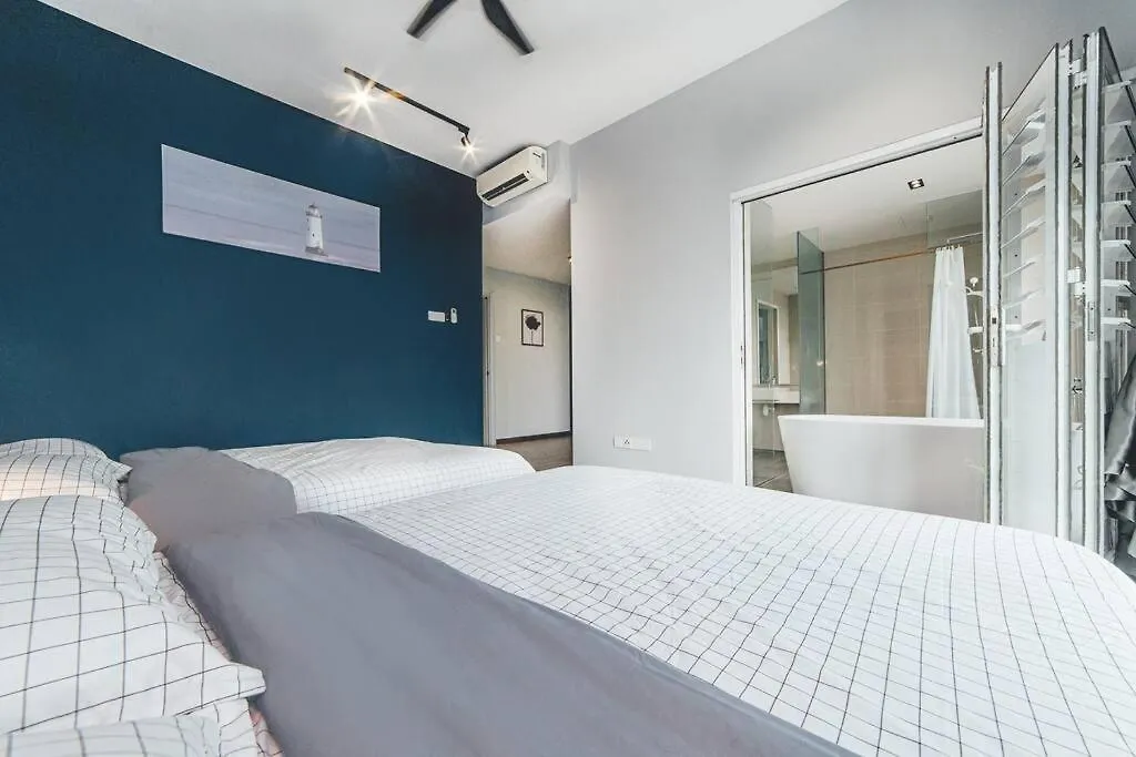 Wooden Sand Mosaicsouthkey 3Br W Bathtub Midvalley By Our Stay Johor Bahru Apartment